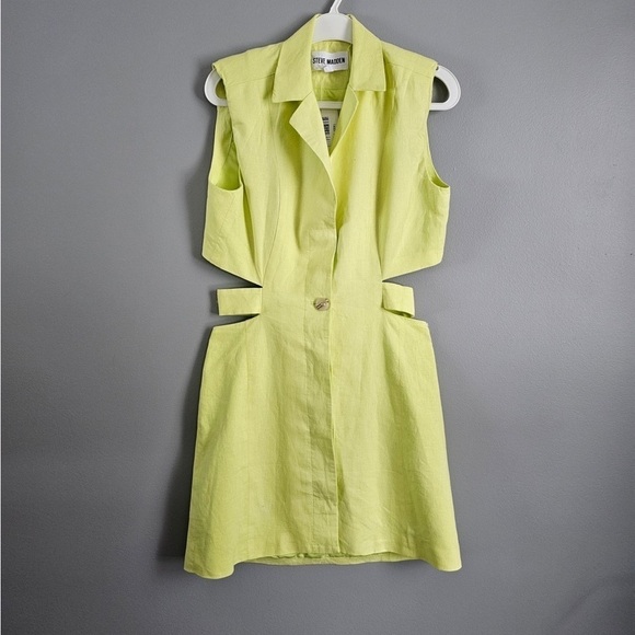 NWT Steve Madden Cutout Mini Shirt Dress Sz S - Picture 5 of 9